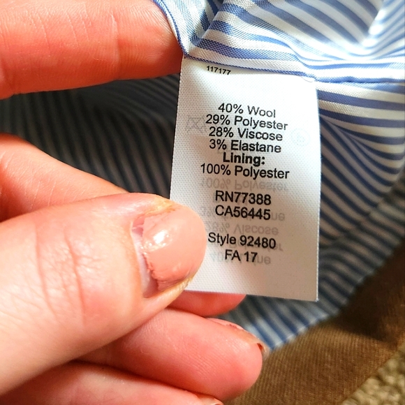 J. Crew School Boy Blazer Tan Camel Wool Jacket Preppy Academia Gold Buttons 2 - Picture 8 of 8